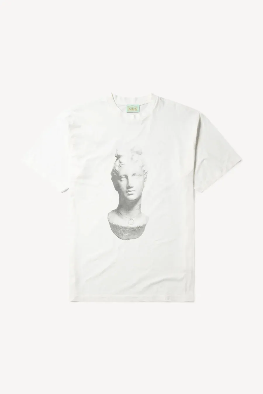 AGED STATUE SS TEE / ARIES / WHITE