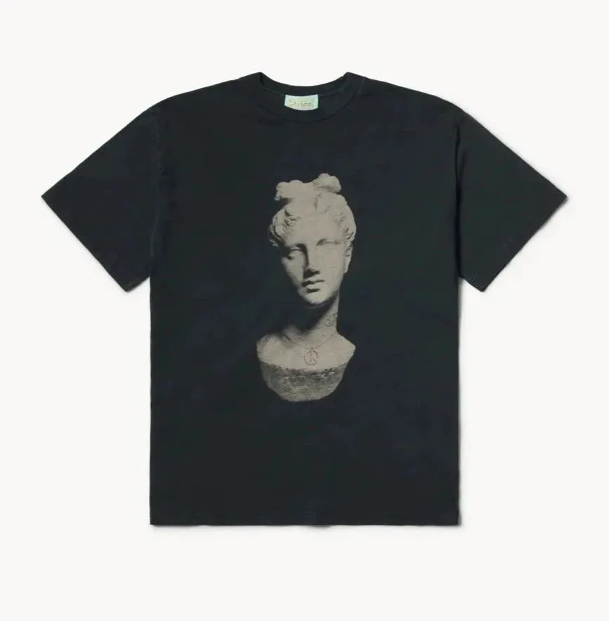 AGED STATUE SS TEE BLACK / ARIES