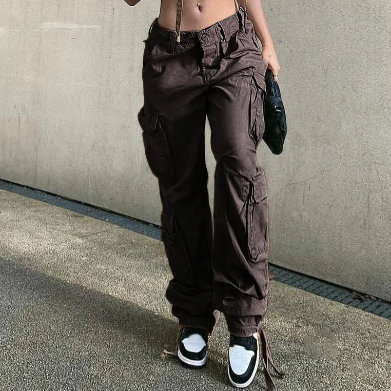 Amy Fashion - Baggy Y2K Cargo Pants