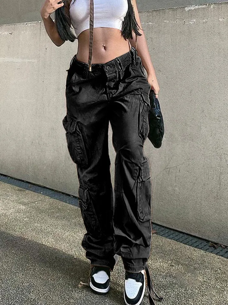 Amy Fashion - Baggy Y2K Cargo Pants