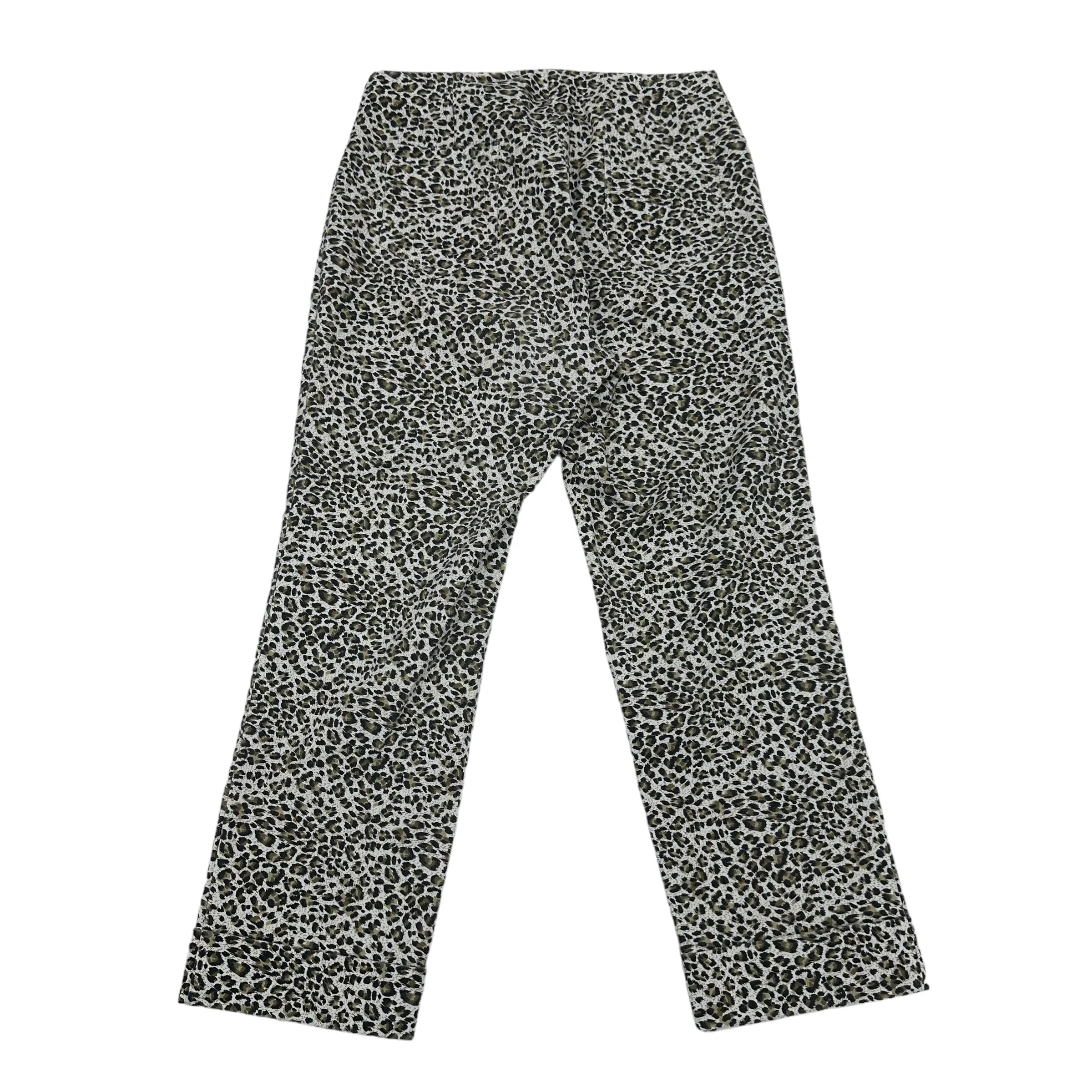 ANIMAL PRINT    CLOTHES MENTOR PANTS CROPPED, Size 8