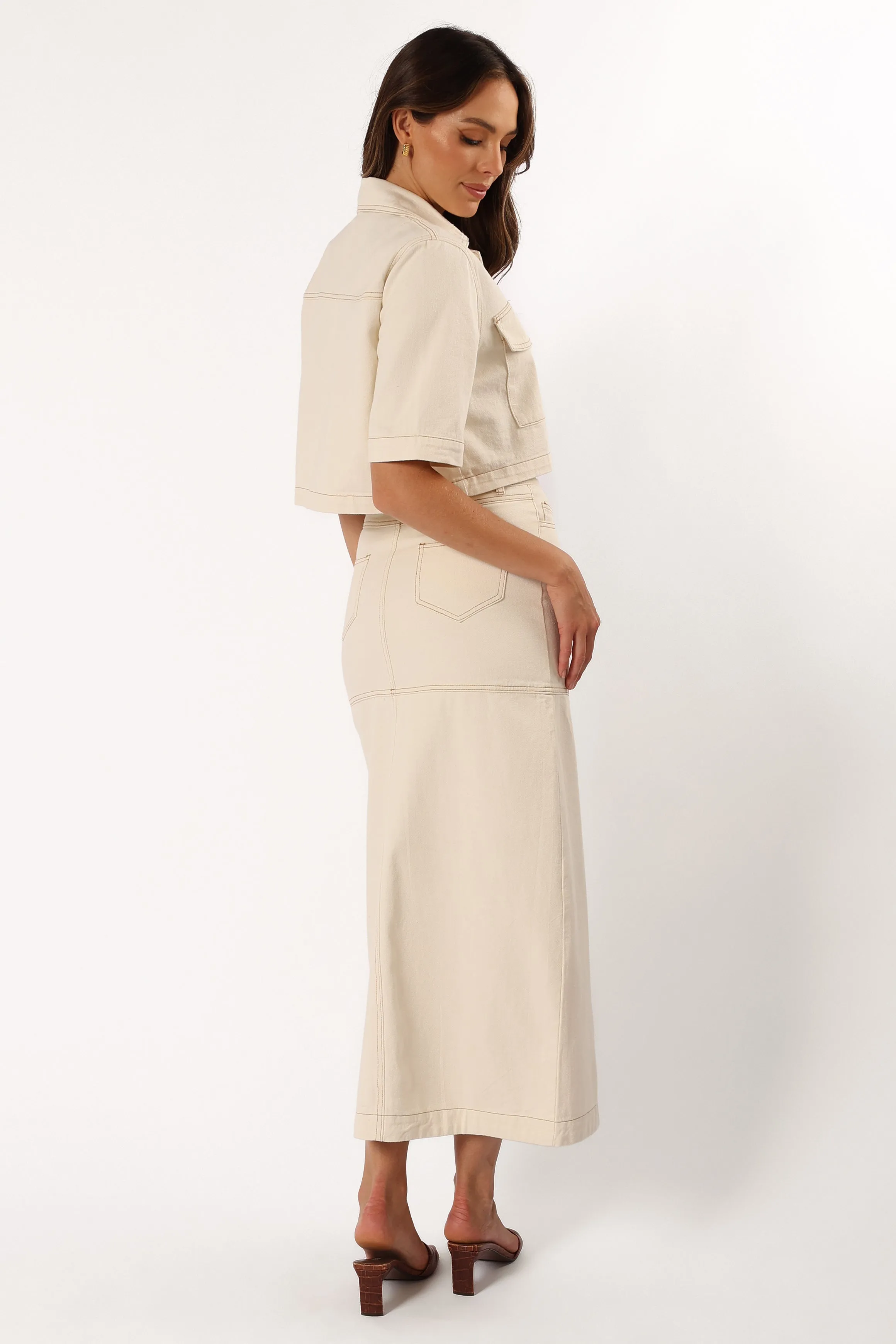 Antara Midi Skirt - Sand