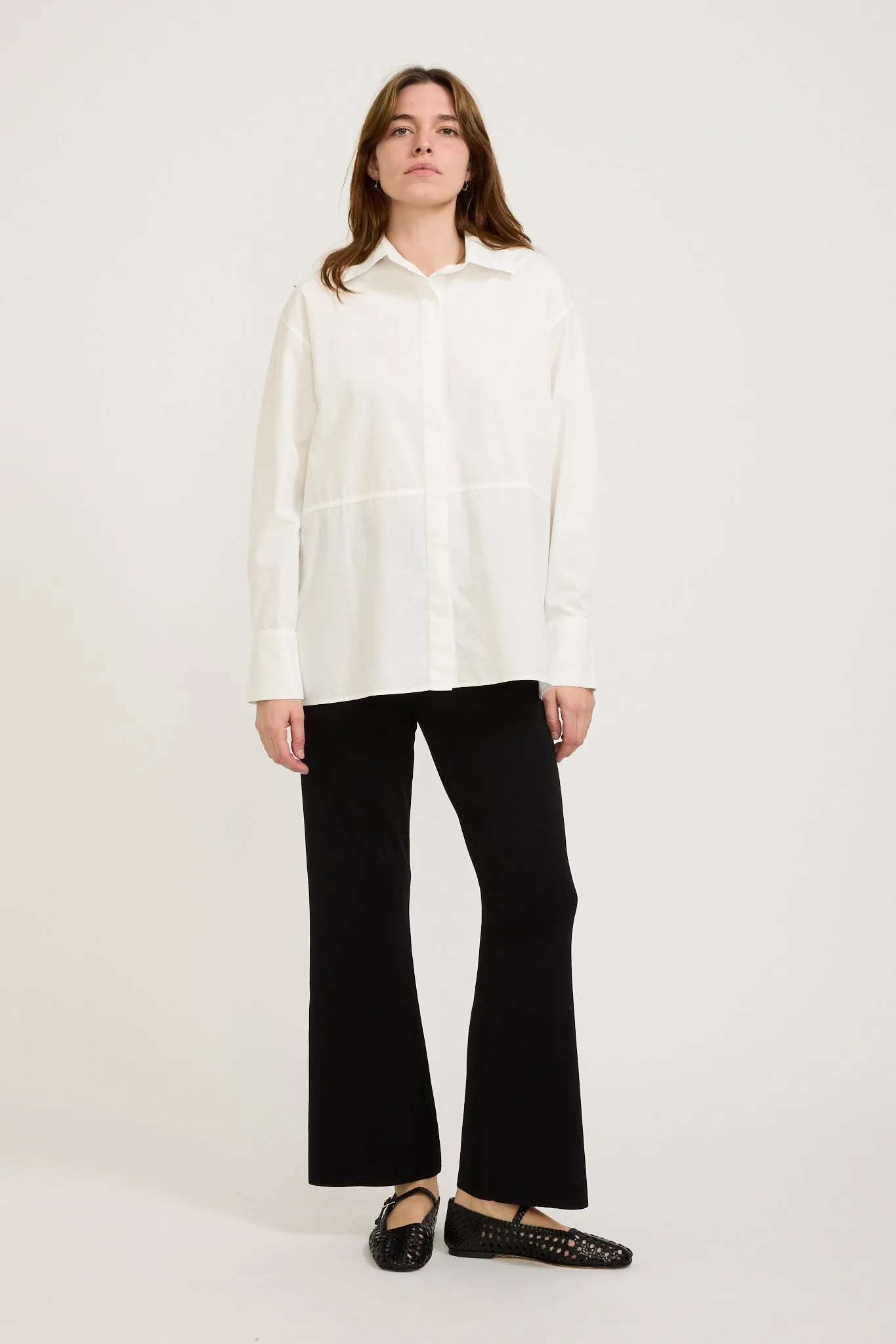 Astrid Cotton Poplin Shirt White