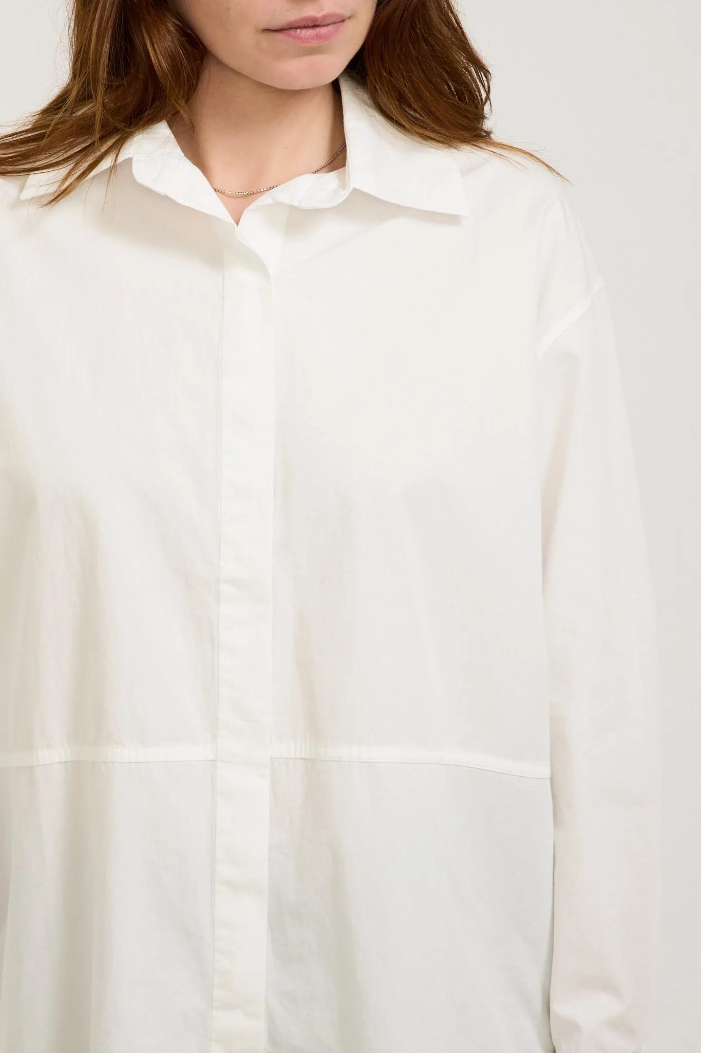 Astrid Cotton Poplin Shirt White