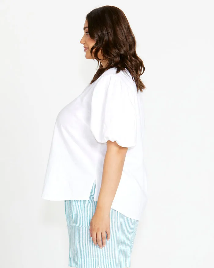 Betty Basics Alba Blouse White