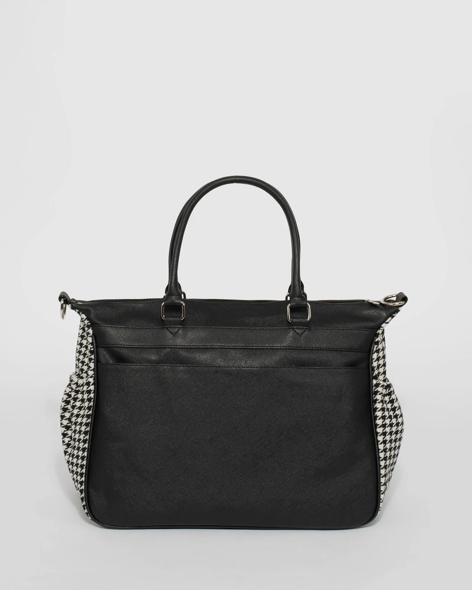 Black & White Triple Zip Baby Bag