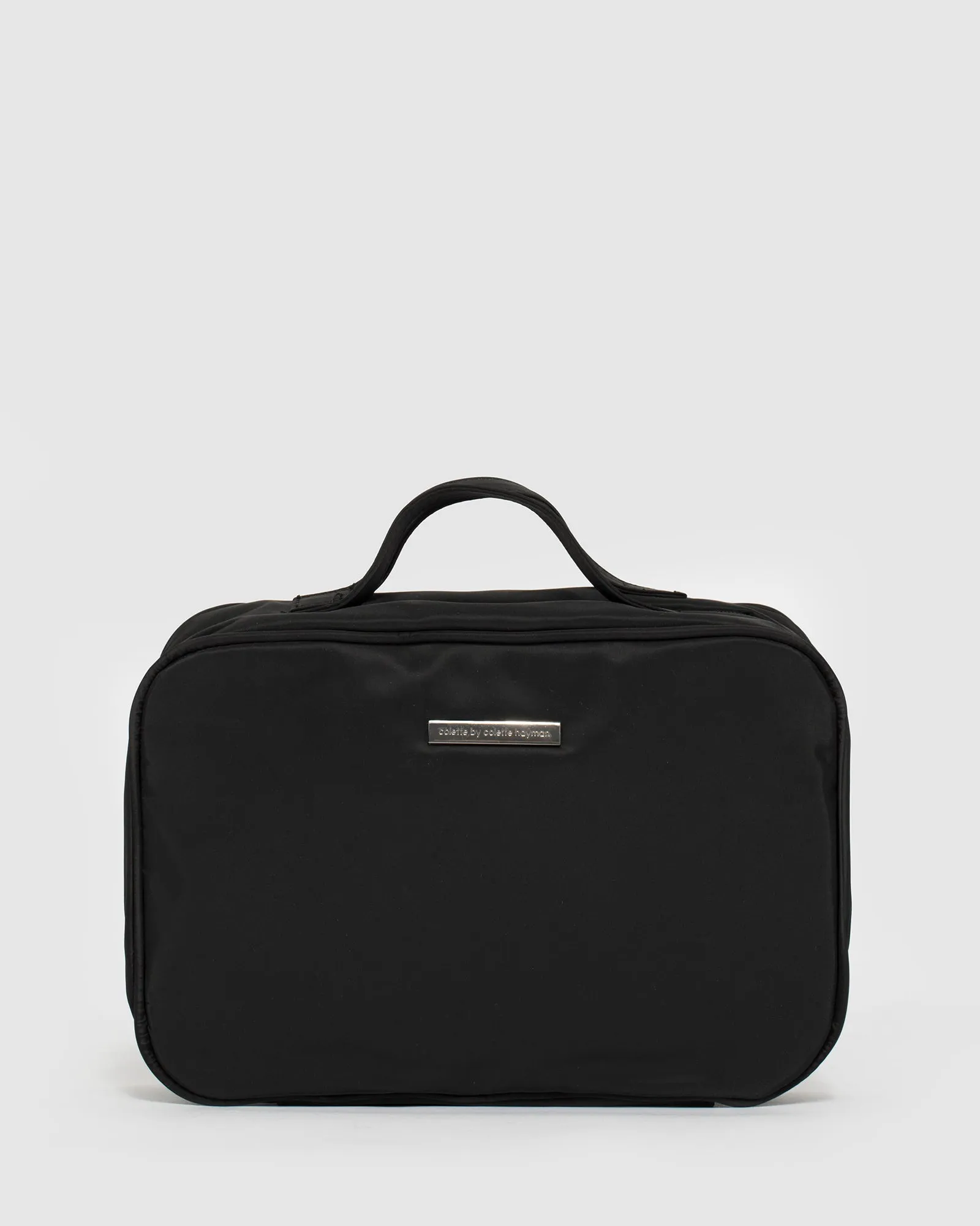 Black Fold Out Cosmetic Case