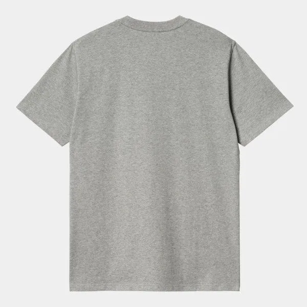 Carhartt WIP Script T-Shirt Grey Heather - Chervil