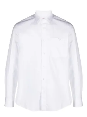 CHEST-POCKET COTTON SHIRT