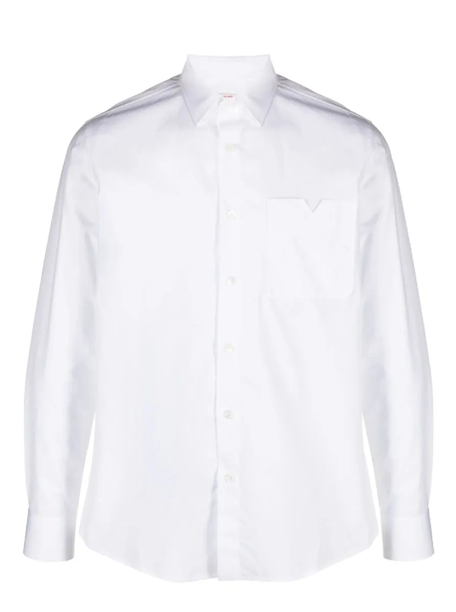 CHEST-POCKET COTTON SHIRT