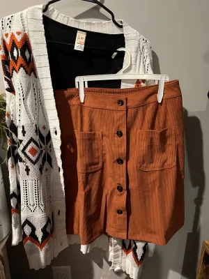 Corduroy Skirt