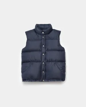 Down Italian Vest - Streakfree Nylon - Navy