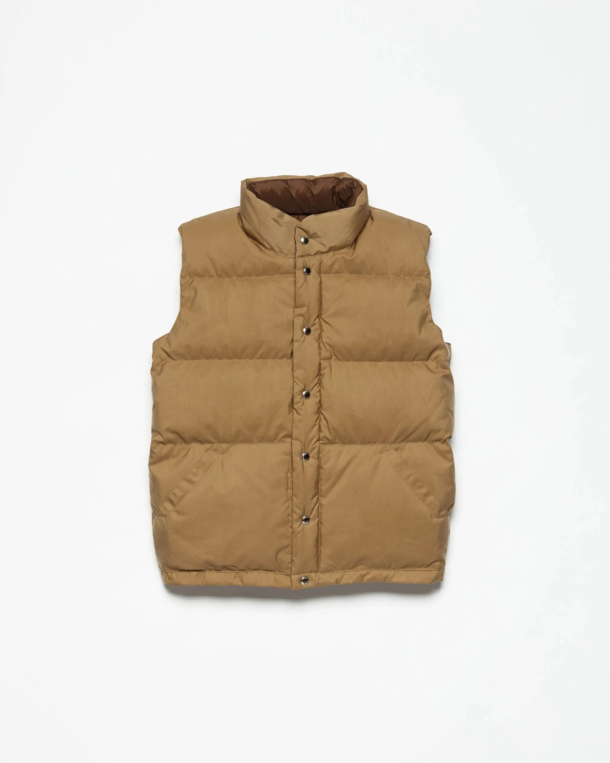 Down Italian Vest - Tan (Final Sale)