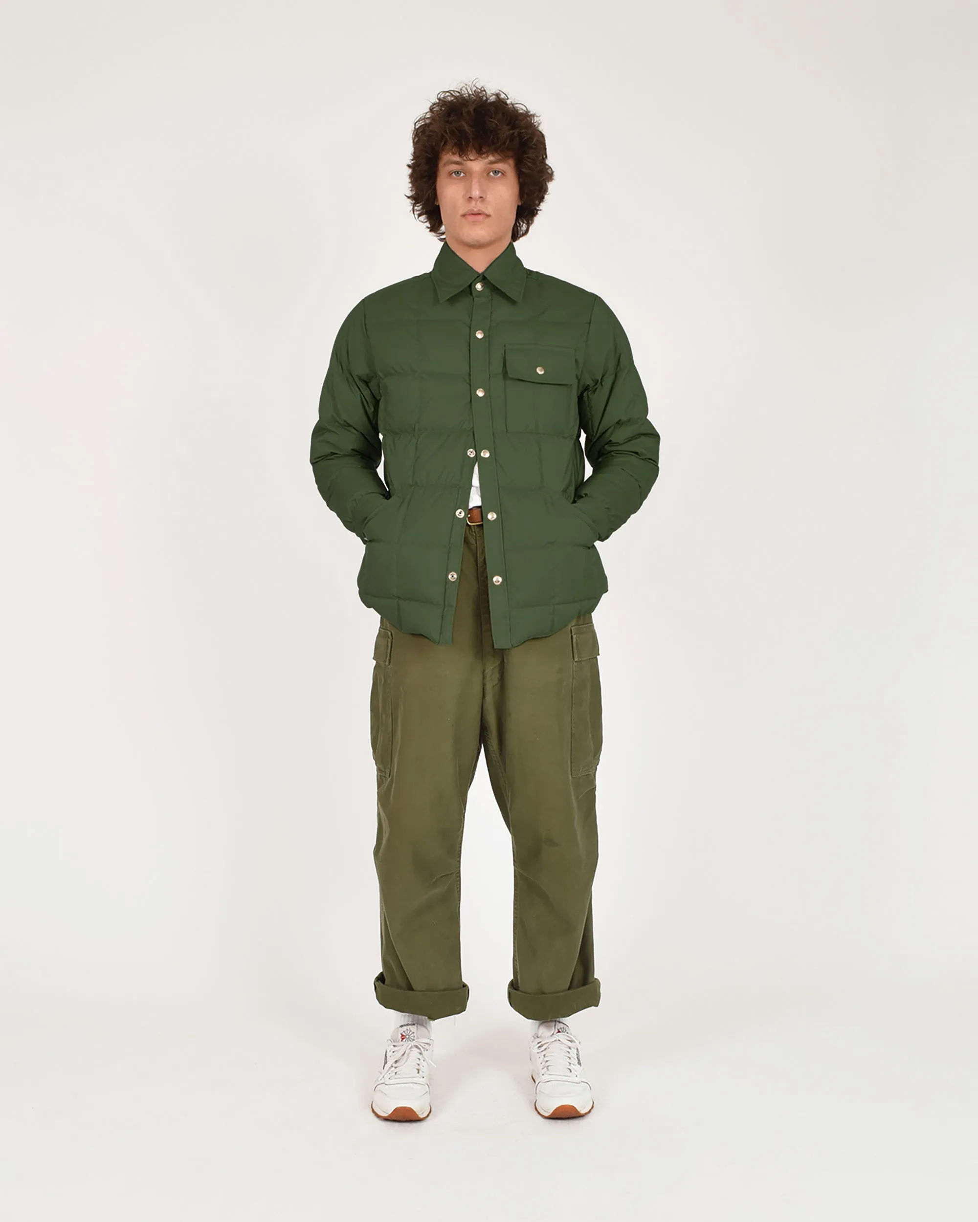 Down Shirt - Olive