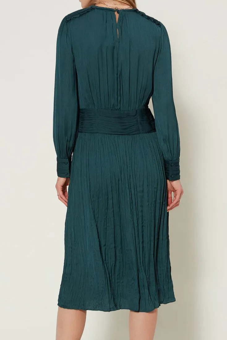 Faith Green Midi Dress