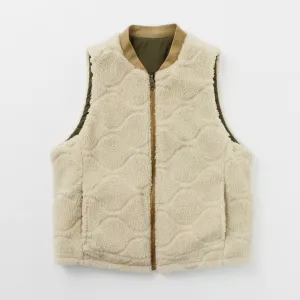 FNOR / Quilted Sheepskin Boa MIL Vest