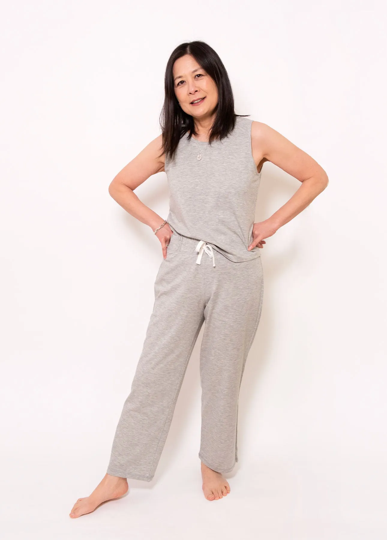 Georgie Cropped Pants & Charlie Vest PJ Set