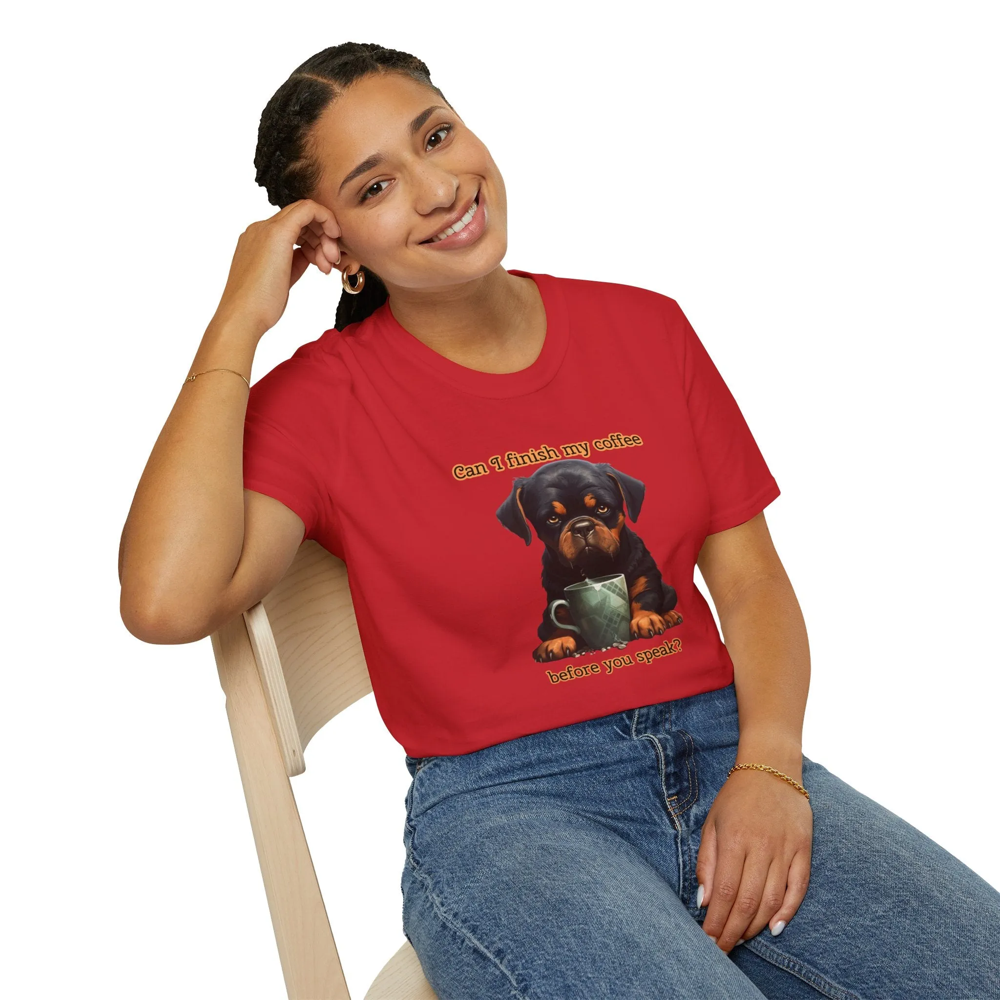 Grumpy Dog Unisex Softstyle T-Shirt