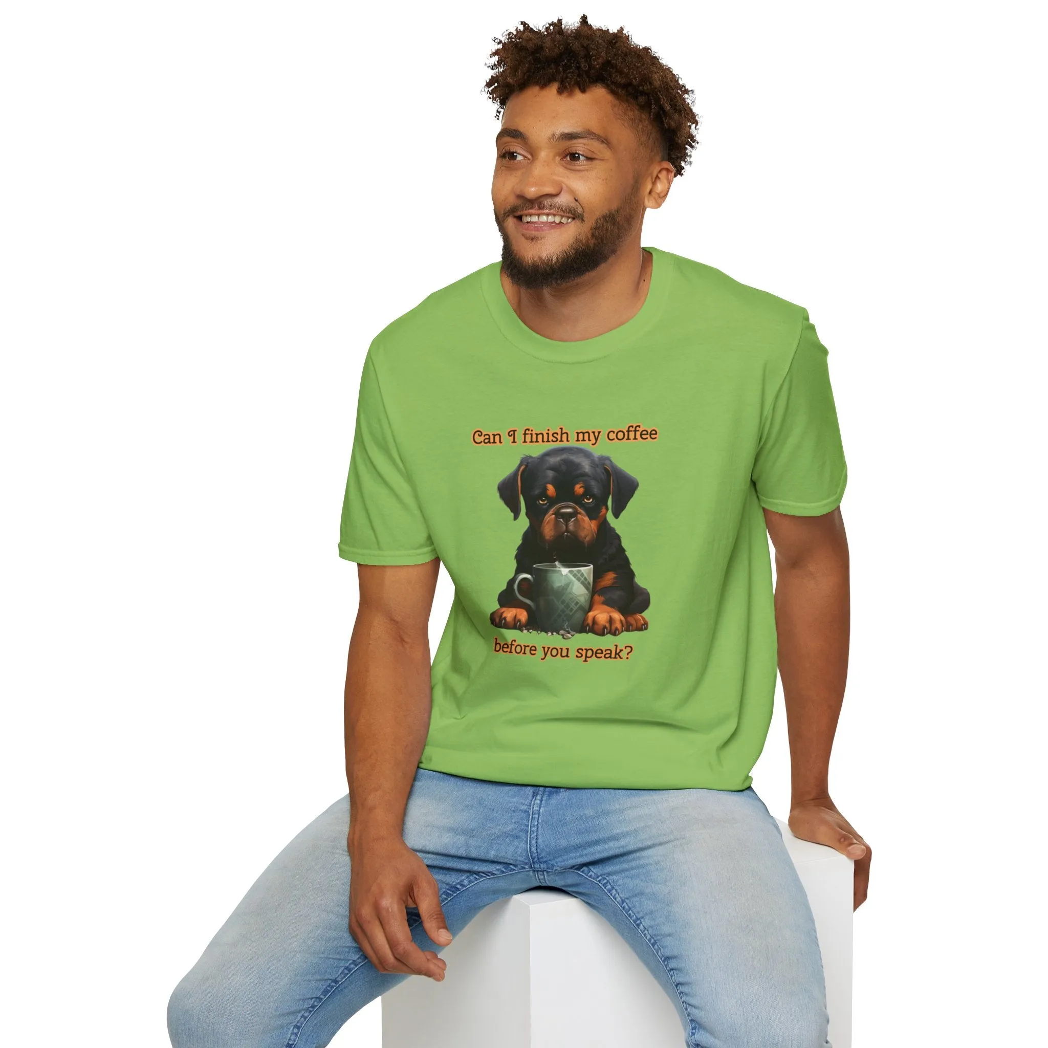 Grumpy Dog Unisex Softstyle T-Shirt