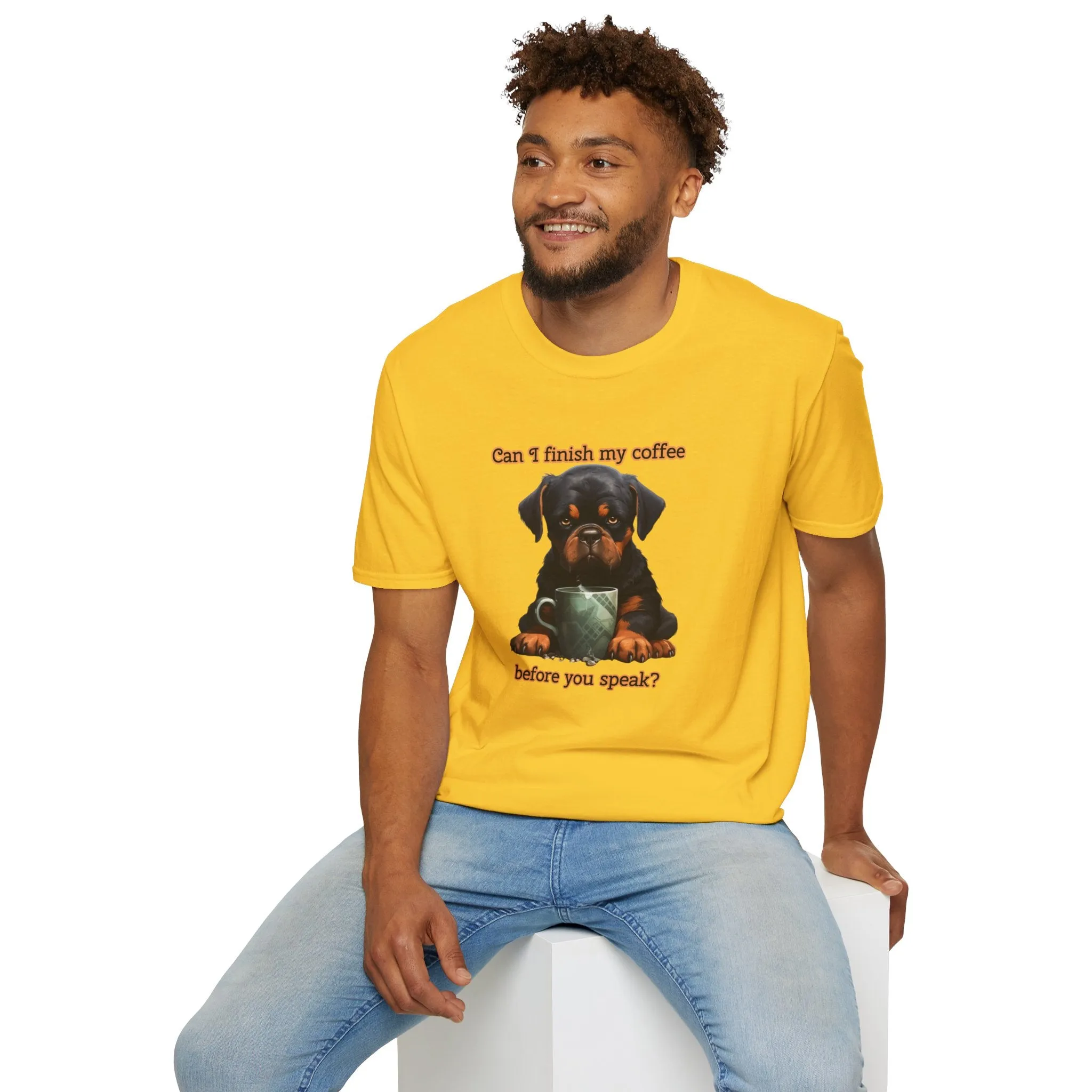 Grumpy Dog Unisex Softstyle T-Shirt