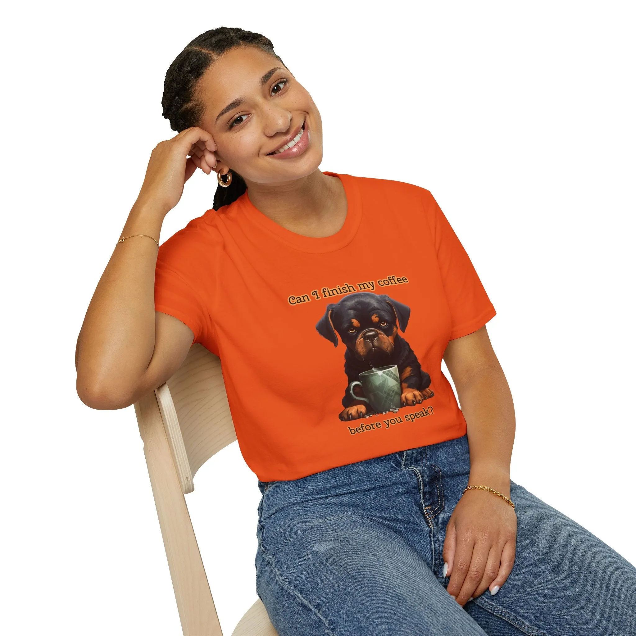 Grumpy Dog Unisex Softstyle T-Shirt