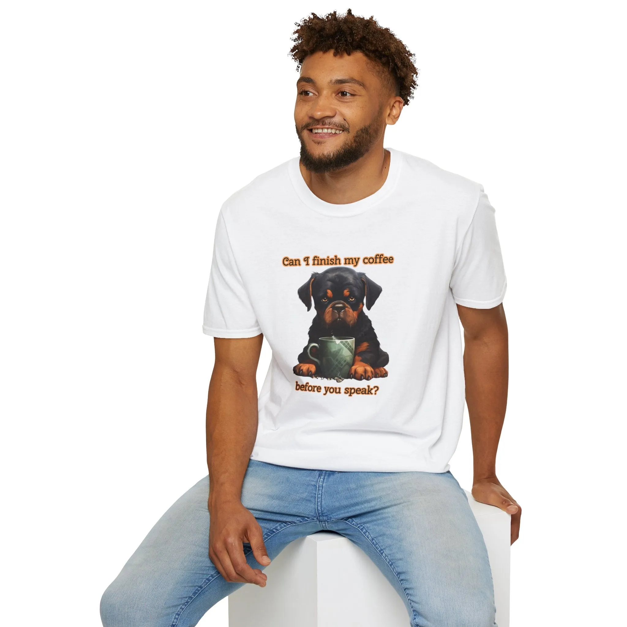 Grumpy Dog Unisex Softstyle T-Shirt