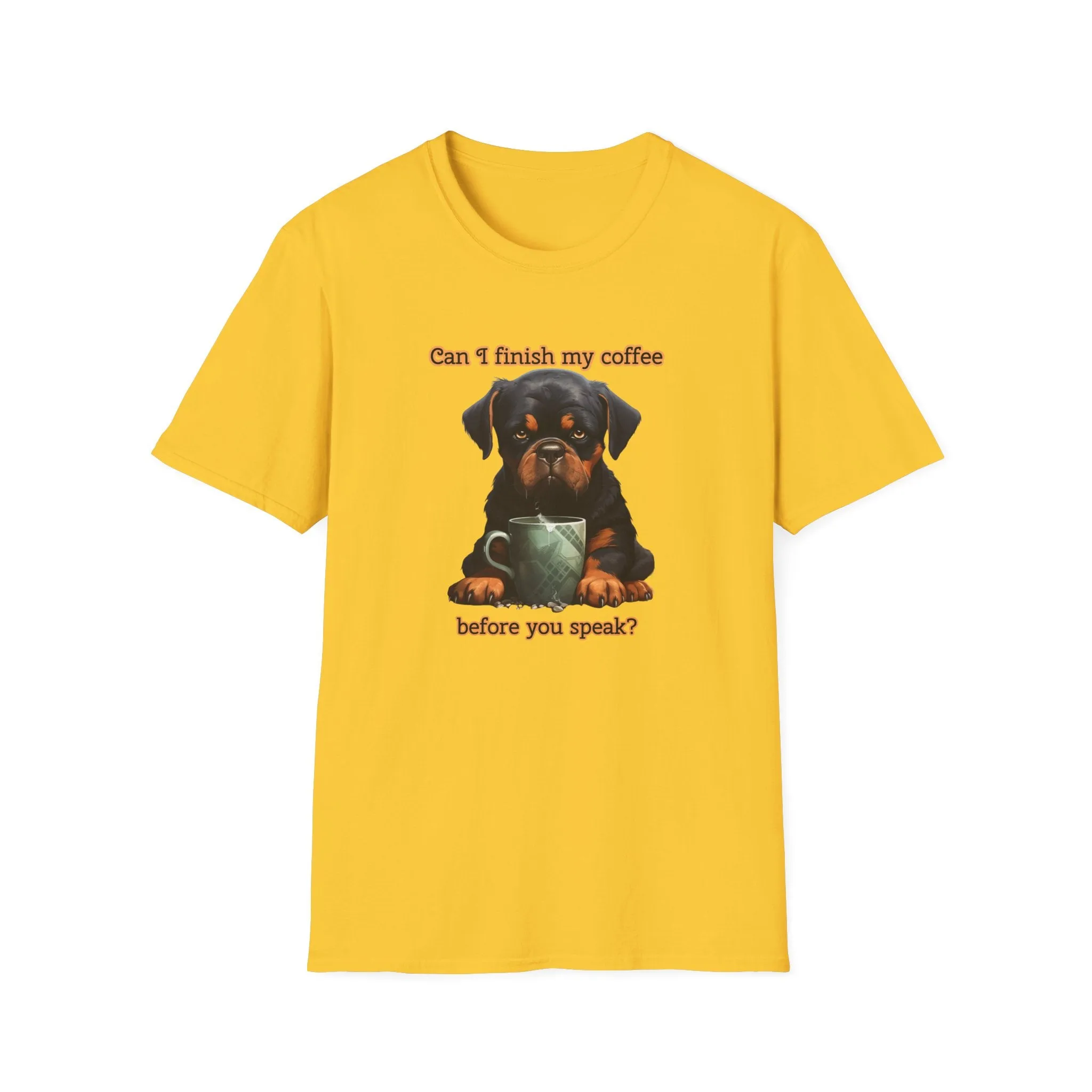 Grumpy Dog Unisex Softstyle T-Shirt