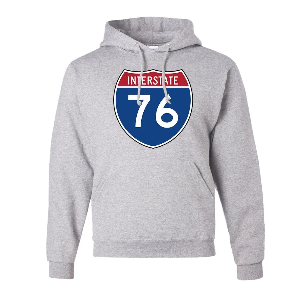 Interstate 76 Pullover Hoodie | Interstate 76 Ash Pull Over Hoodie