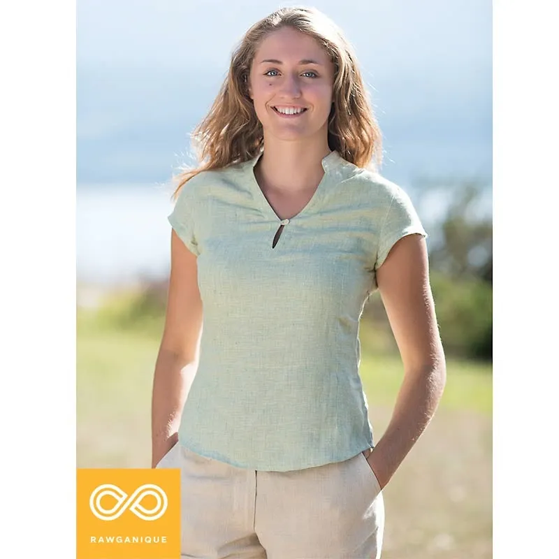 IRELAND 100% Organic Hemp Blouse (Closeout - Final Sale)