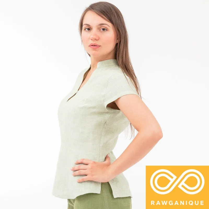 IRELAND 100% Organic Hemp Blouse (Closeout - Final Sale)