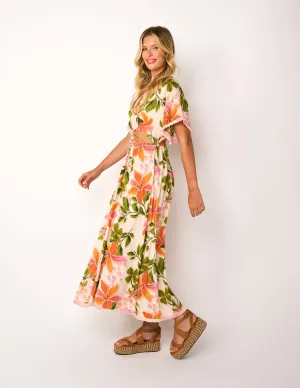 Papaya Maxi Dress