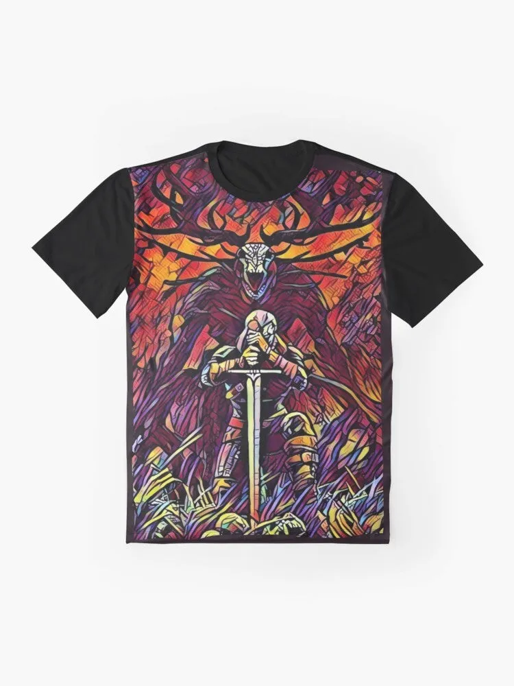 "Fearless Witcher - Fantasy Graphic T-Shirt"