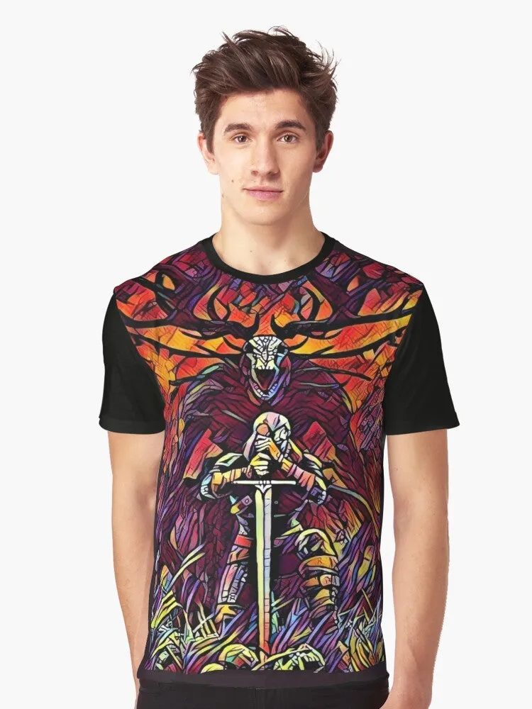 "Fearless Witcher - Fantasy Graphic T-Shirt"