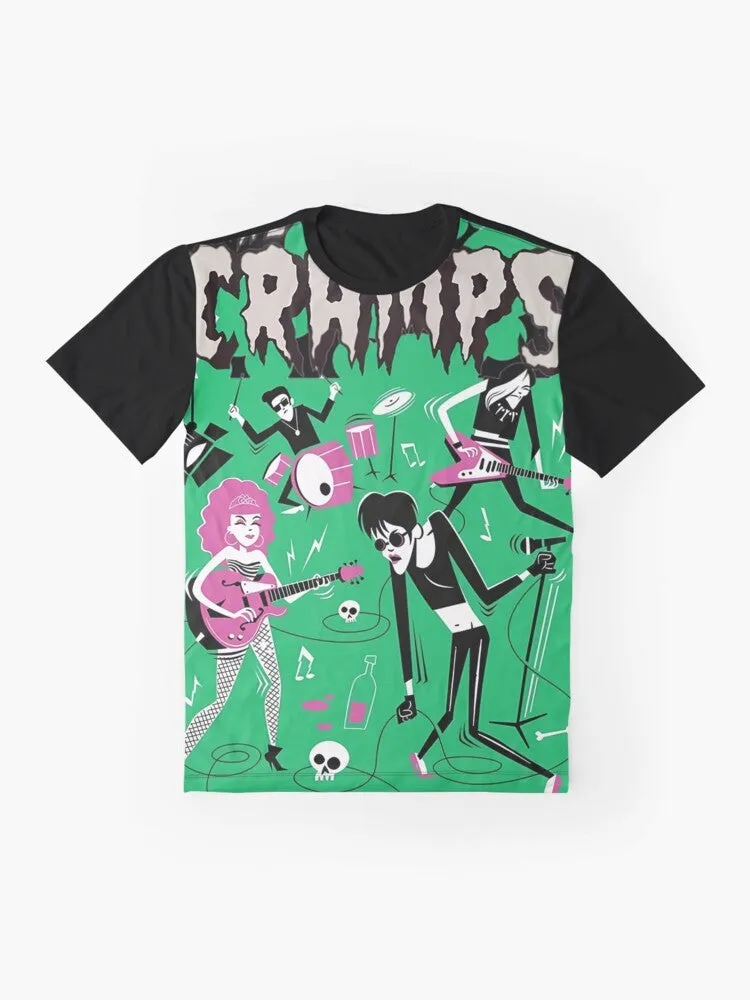 "Greatest Of The Cramps" Retro 80s Graphic T-Shirt