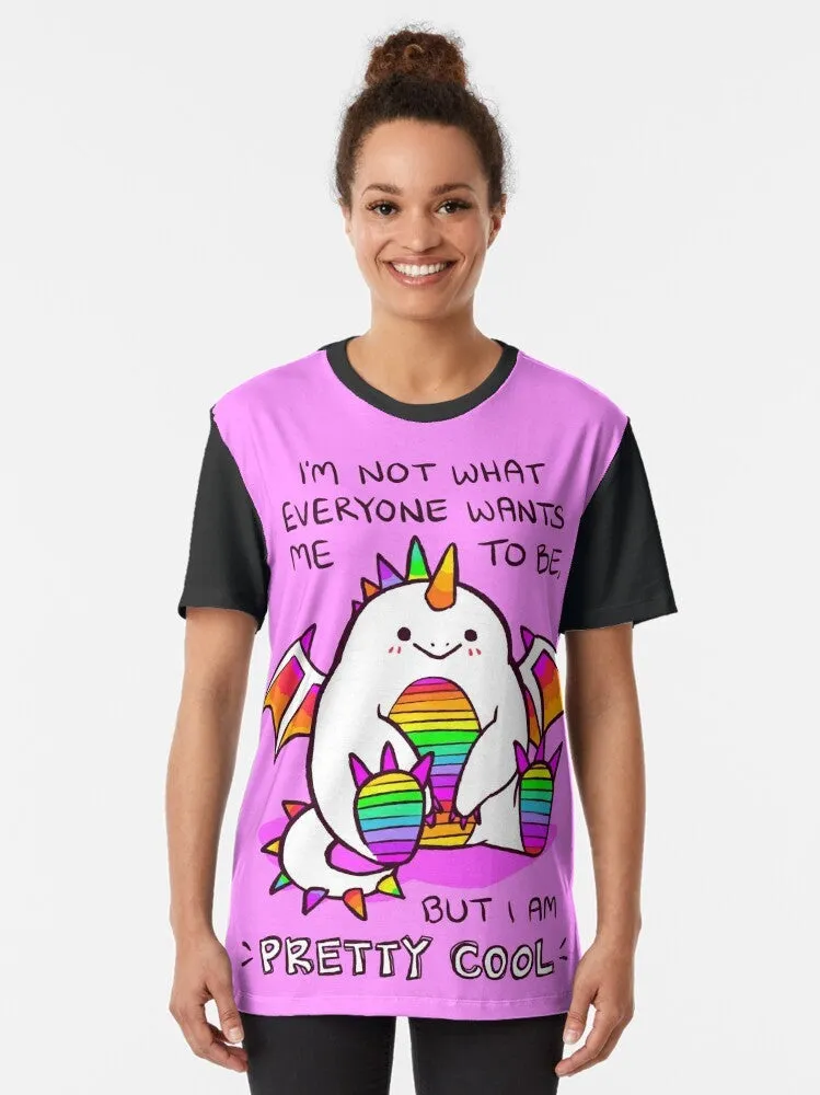 "Mental Health Matters" Rainbow Dragon Graphic T-Shirt