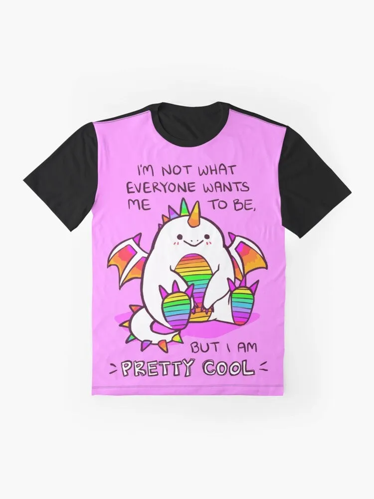 "Mental Health Matters" Rainbow Dragon Graphic T-Shirt