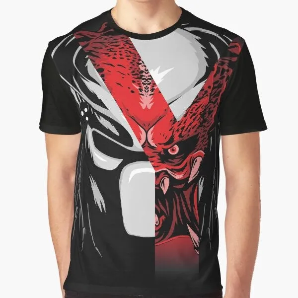 "Predator Sci-Fi Graphic T-Shirt: Yautja Jungle Hunter"