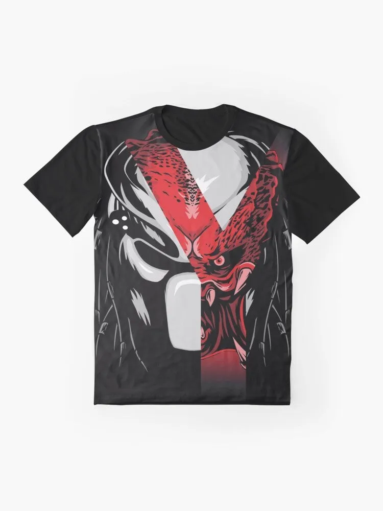 "Predator Sci-Fi Graphic T-Shirt: Yautja Jungle Hunter"