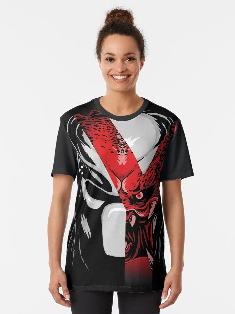 "Predator Sci-Fi Graphic T-Shirt: Yautja Jungle Hunter"