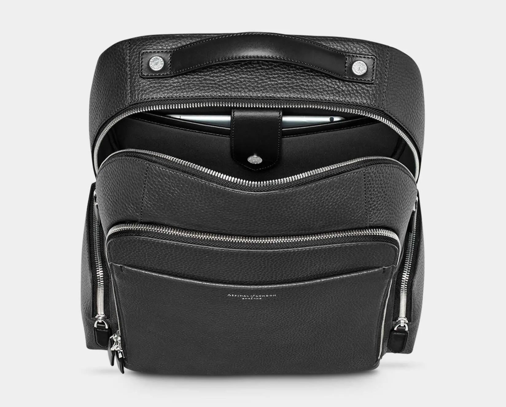 Reporter Zip Backpack - Black Pebble