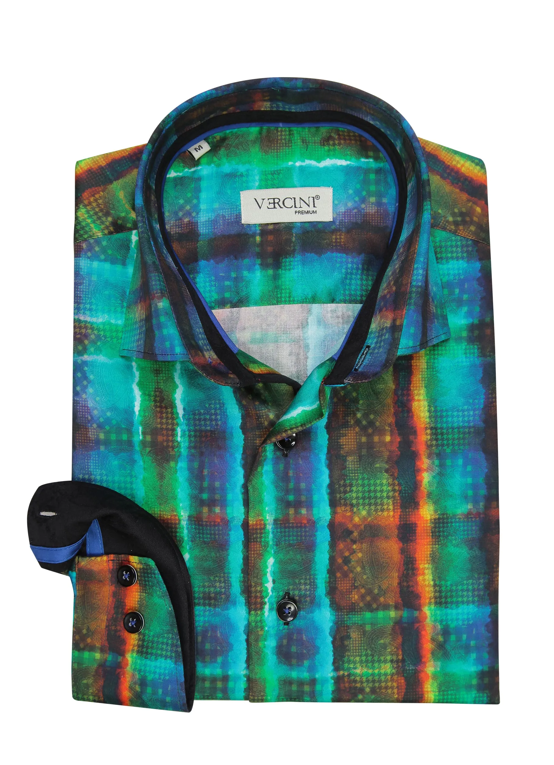 Vercini Abstract Artisan Cotton Shirt