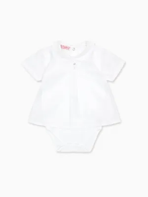 White Cara Baby Body Vest